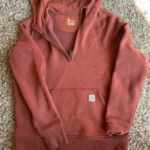 Carhartt quarter zip hoodie